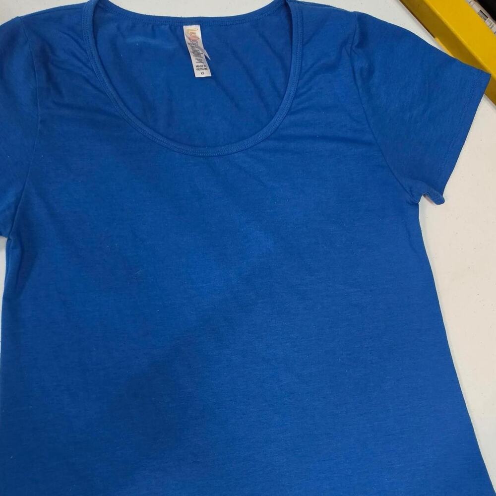 Lularoe solid cobalt blue short